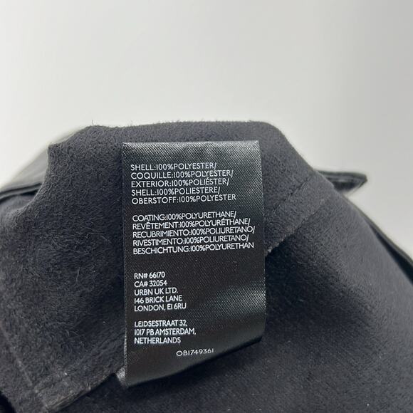 We the Free Women's Uptown High Rise Vegan Leather Pants - Black - 6 - NWT - Picture 6 of 8